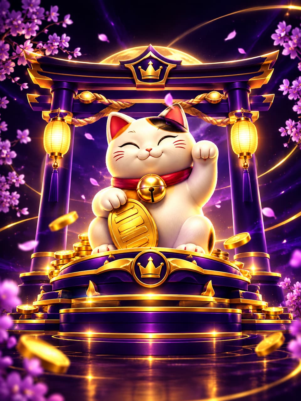 ภาพเกม Lucky Neko ที่ออกแบบใหม่สำหรับ m358 - เอ็ม358